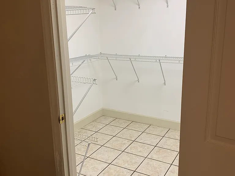 Entered from bedroom.