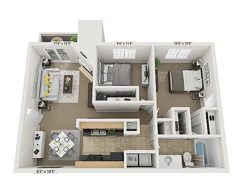 Floor plan Plan B1