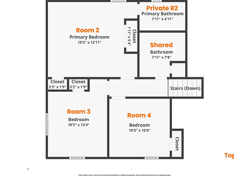 Floor Plan Top Level