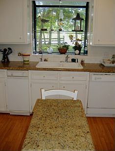 Granite & window box in Kitchen