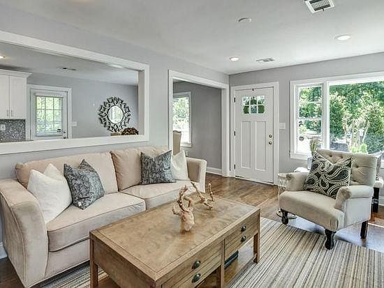 Living room looking toward front door