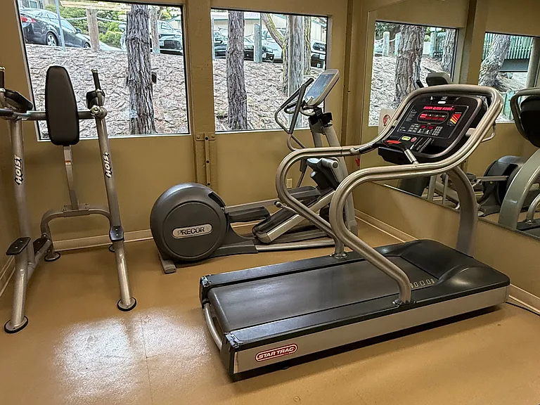 The fitness room