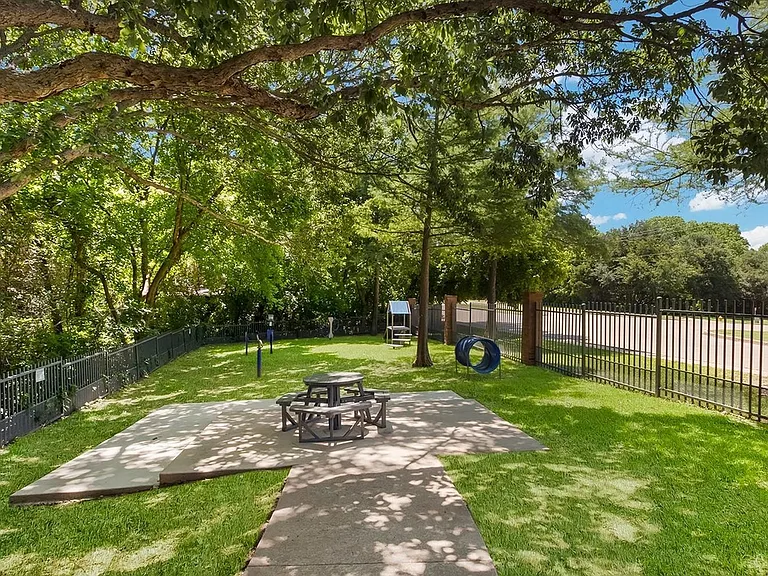 Unleash some fun at our apartment's dedicated dog park
