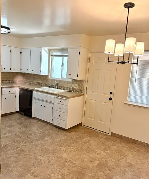 Kitchen and dining area
