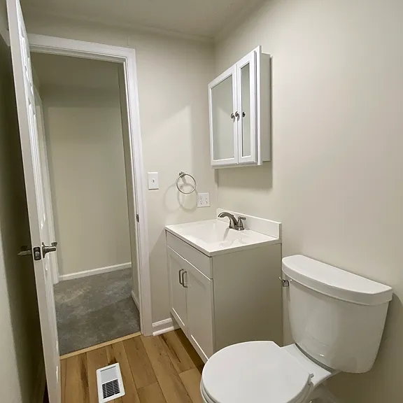 Another View of Hall Bath w/ LVP Floor