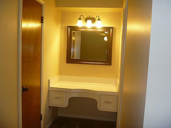 A vanity for the master bedroom.