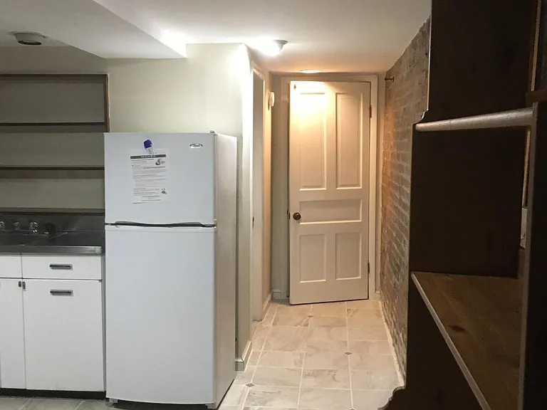 Hallway to bath and bedroom.
