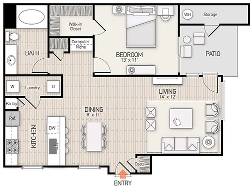 Floor plan Plan B