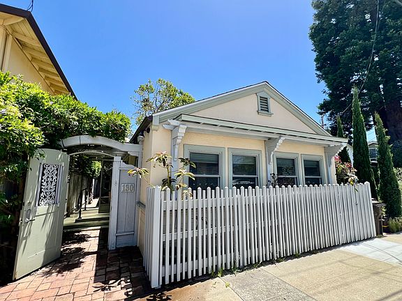 Front view of the house - with entry gate. Parking in front of the house for two cars