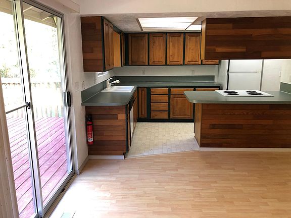 Kitchen from dining area.