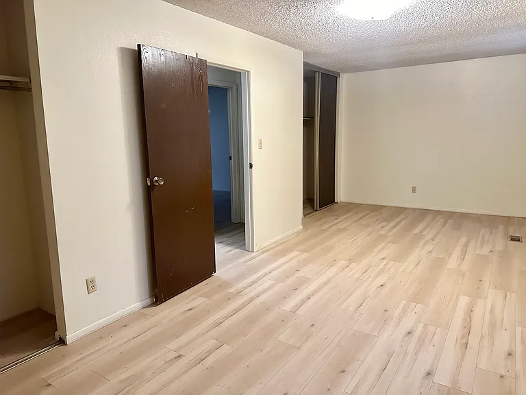 First bedroom with two spacious closets.