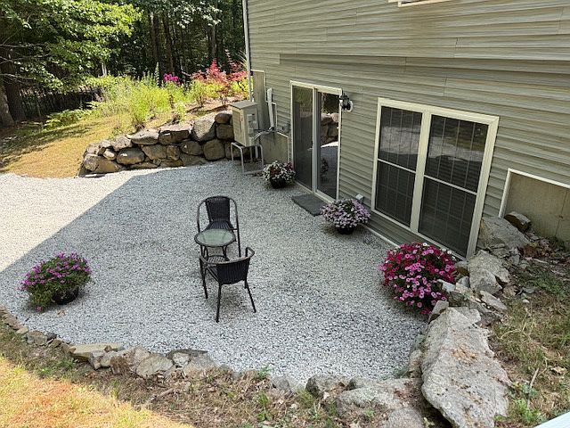 Private outdoor patio