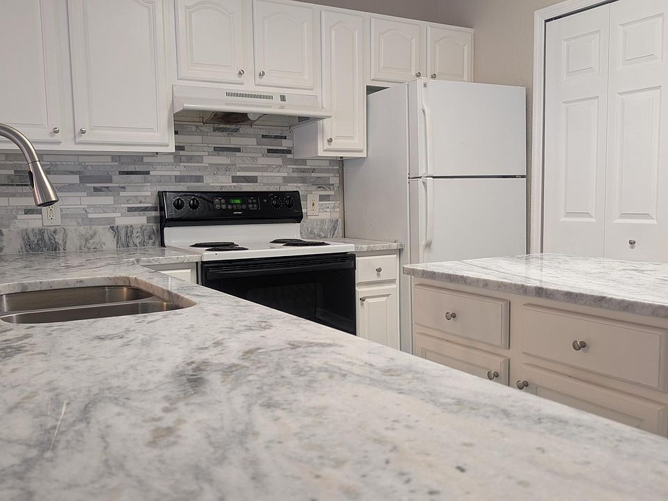 Granite countertops throughout condo