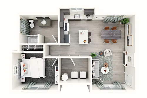 Floor plan Carriage Style