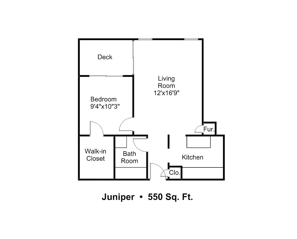 Floor plan Juniper