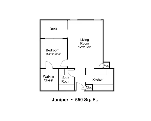 Floor plan Juniper