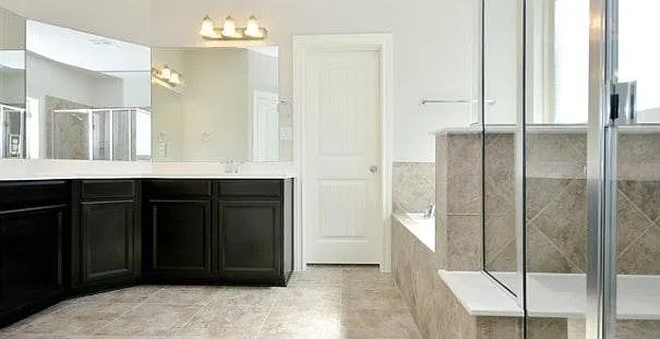 Upgraded master bath with separate room for toilet and a huge walk-in closet