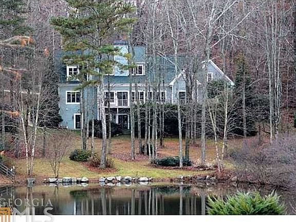 View of the rear of the house shows just how spacious this house truly is.
