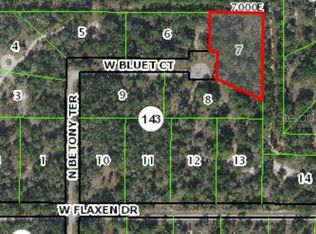 12141 W Bluet Ct LOT 7, Crystal River, FL 34428