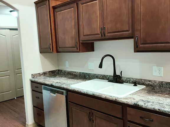 Ample cabinets & Dishwasher