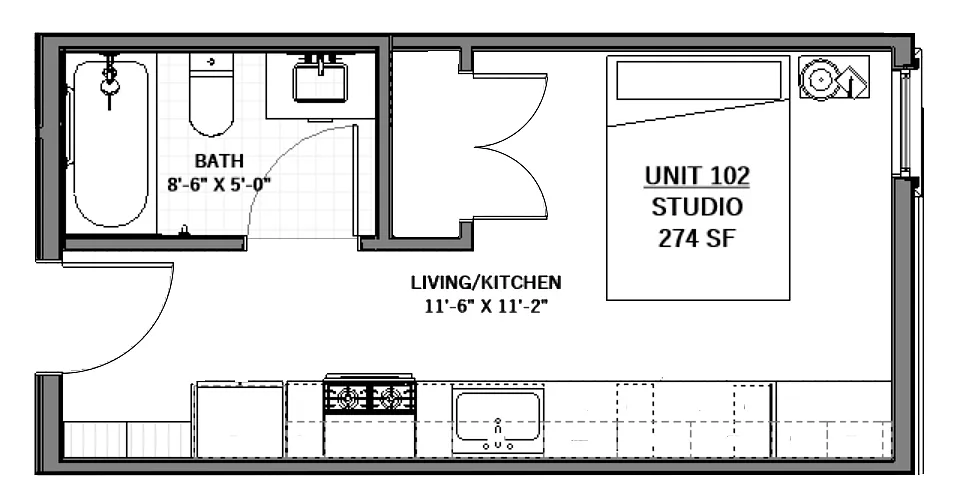 Floor plan 102
