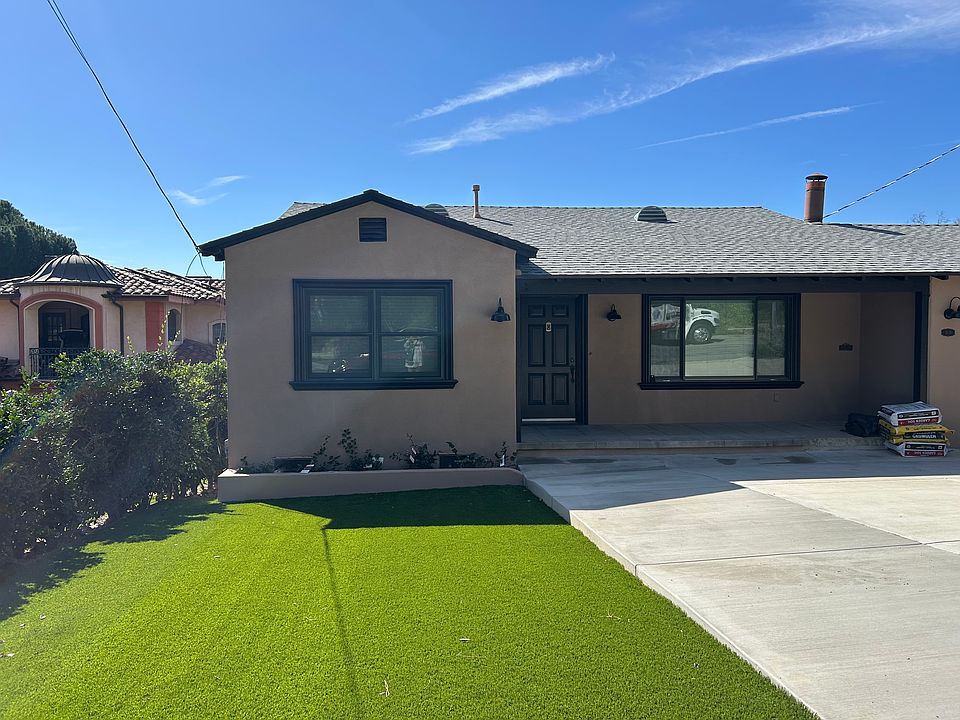 front of property