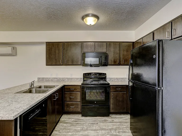 Kitchen counter and flooring