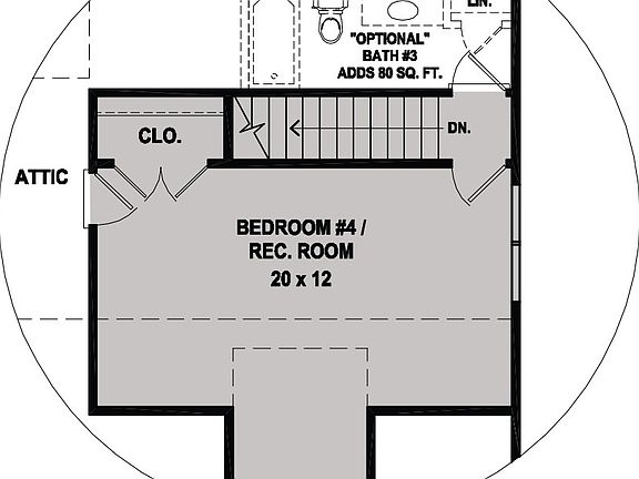 Parker II Floorplan Second Floor