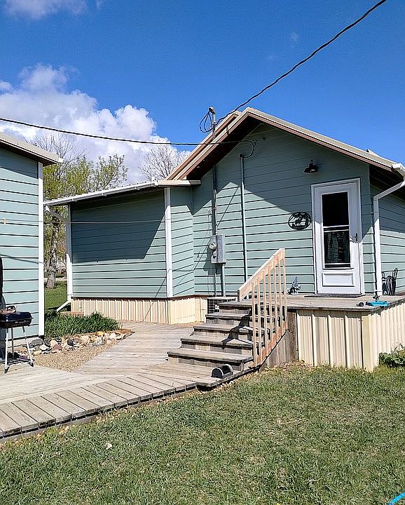 Front door with deck