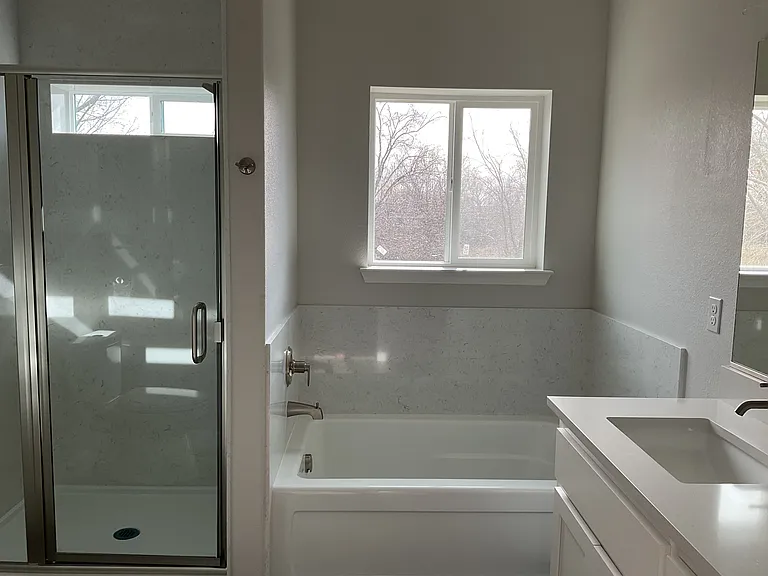Master bath, soaking tub