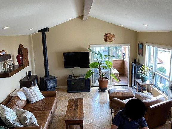 View of living room from kitchen