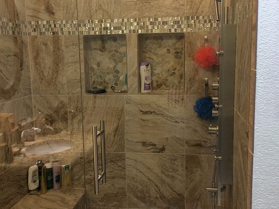 Master shower