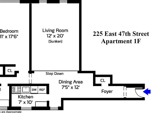 2nd image of 225 E 47th St APT 1F