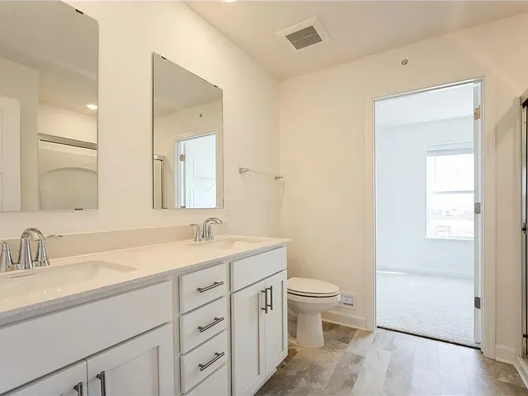 virtually staged primary bath
