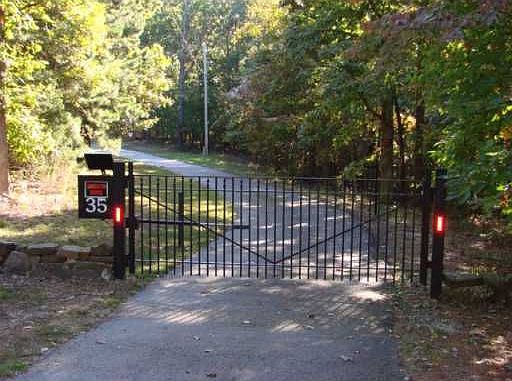 gated entrance