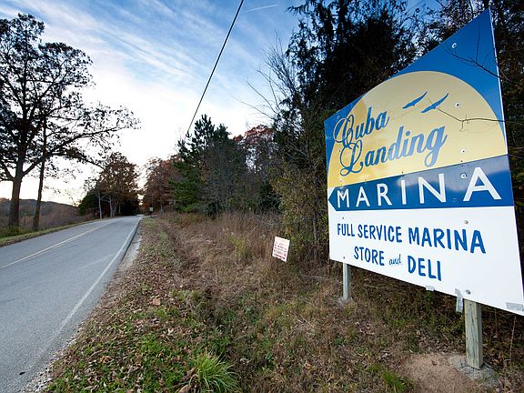 From I-40, 2.5 miles