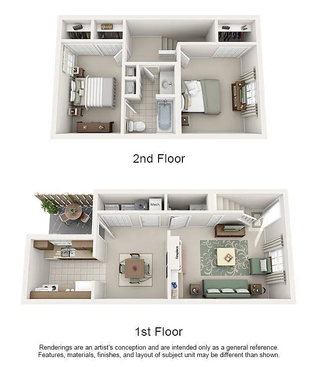 Floor plan Crosby Luxe