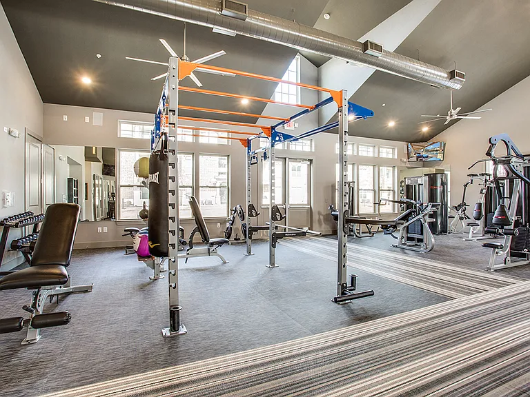 Fitness Center with CrossFit Cage