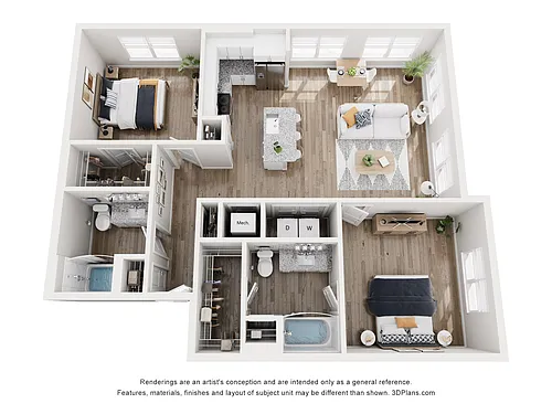 Floor plan B3