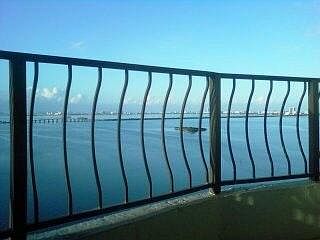 view from balcony