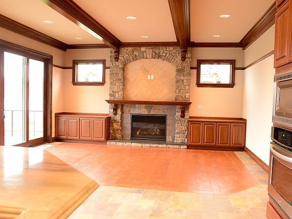 Great room with hardwood