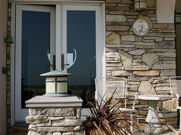 Front door to beach
