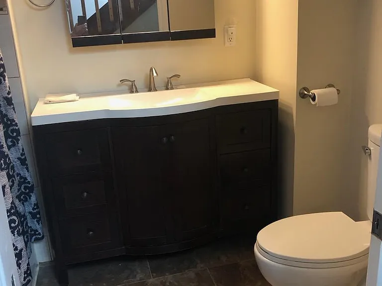 Full bath with shower / bathtub on ground floor