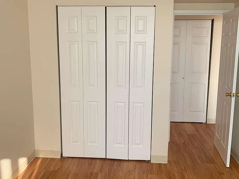 Closet space in bedrooms and hallways