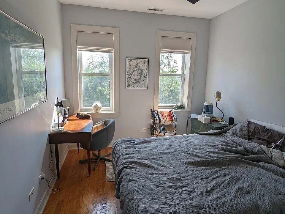 Master Bedroom with East facing windows. Wardrobe not shown