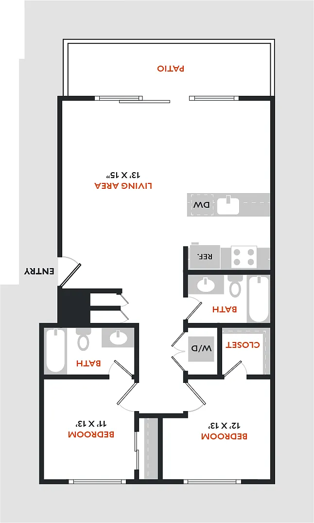 Floor plan Plan 2AR