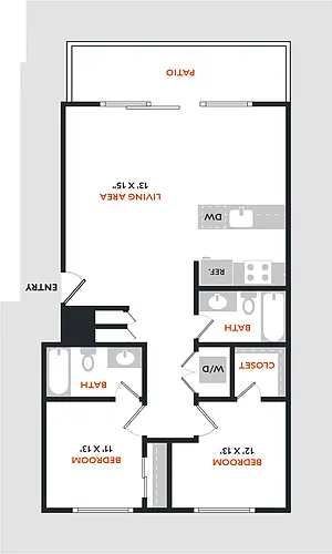 Floor plan Plan 2AR