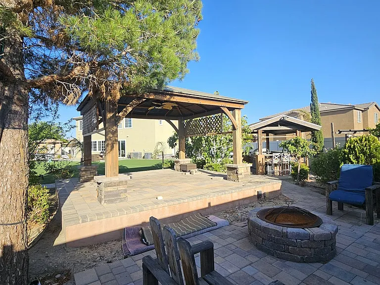 Backyard view