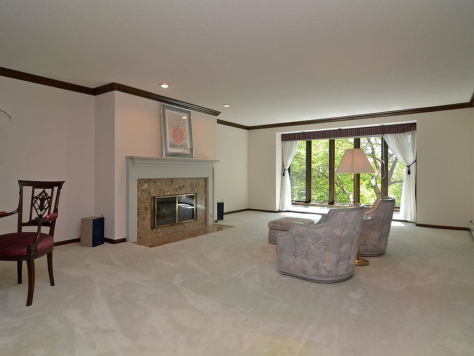 Huge Living Room with a Gas Fireplace