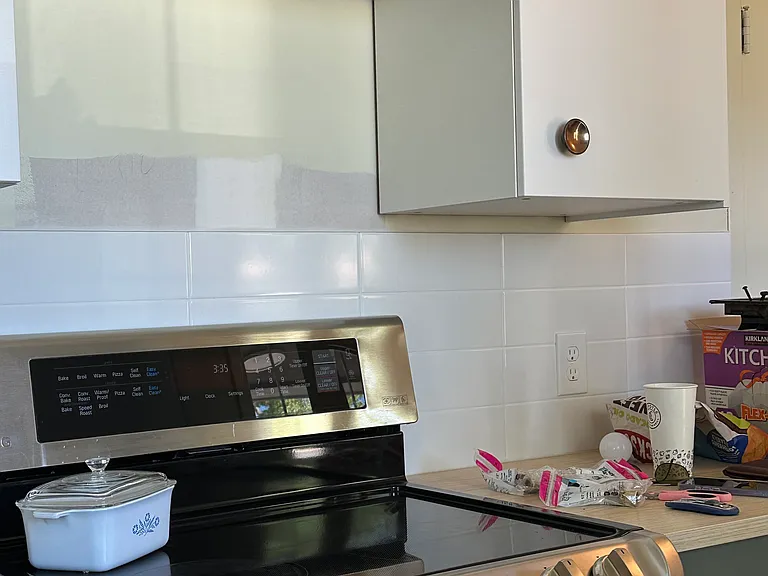 New microwave not pictured.